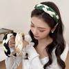 PROLY New Fashion Headband Handmade Patchwork Braided Turban Hairband Spring Hair Accessories