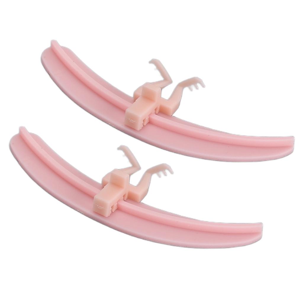 Eyelash Separator Tool Washable Reusable Silicone Base and Legs Lash Extension Assisted Tool for Beauty Salon Pink