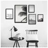 Gallery Wall Art Prints Black and White Palm Tree Surf Ocean Landscape Inspiring Posters and Print Wall Decor for Living Room No Frame