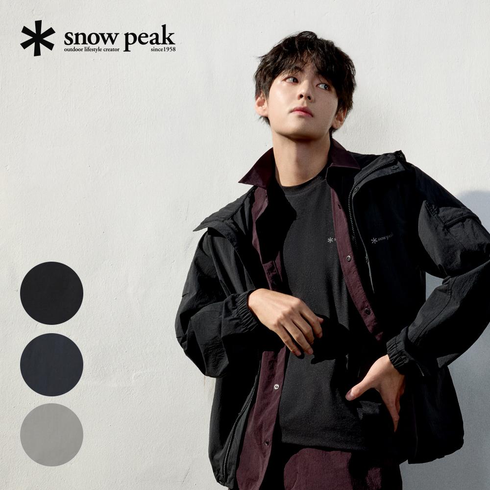 [Snowpeak] Ветровка с карманом на рукаве Route (S26MMRWB62) Black-110(2XL)