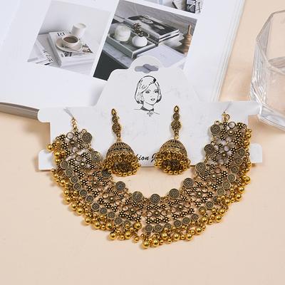 Retro Ethnic Style Fashion Temperament Personality Bohemian Style Popular Necklace Set