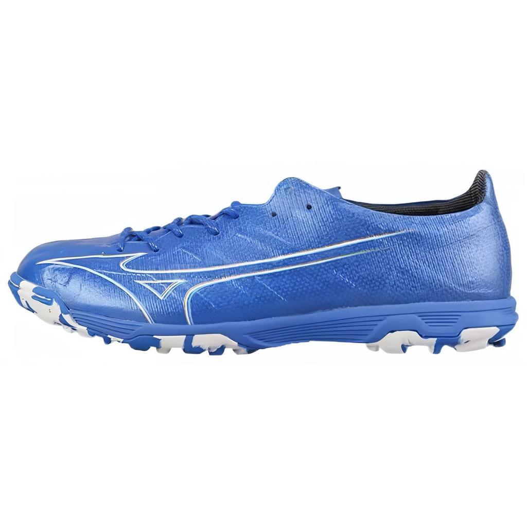 Mizuno Alpha Comfortable Sports TF (Rubber Studs) Artificial Turf Breathable Football Shoes Men Football Shoes Blue P1GD246227