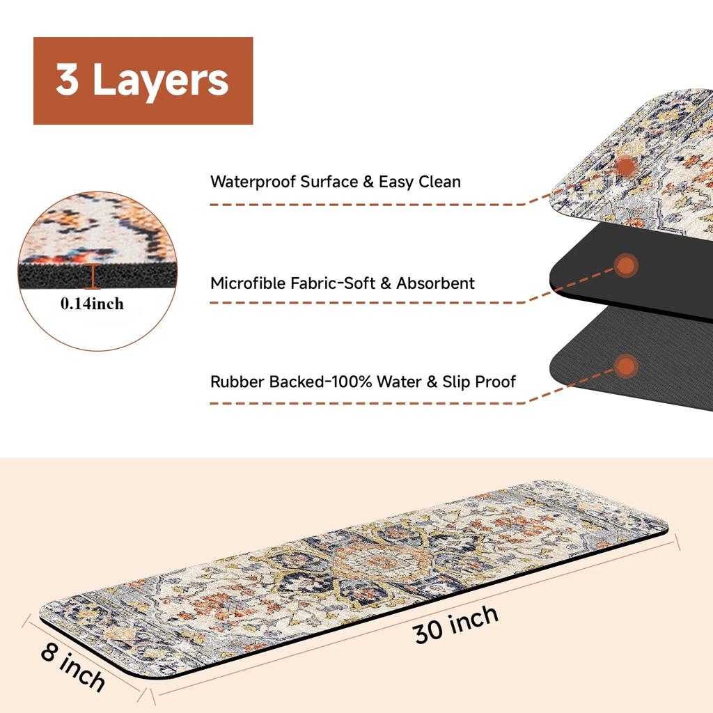 Holzstufen Anti-Rutsch-Matte Gummi Sicherheitsmatte Verschleißfest Weicher Indoor-Teppich Kinder Ältere Menschen Benutzung Treppenstufenmatte