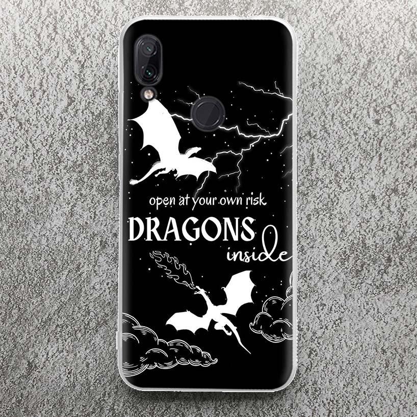 F-Fourth W-Wing Dragon Case for Xiaomi Redmi 14C 13C 12C 13 12 Phone Shell 10C 10A 10 9A 9C 9T 9 8A 8 7A 7 6A 6 Pro 12 12C 10 10