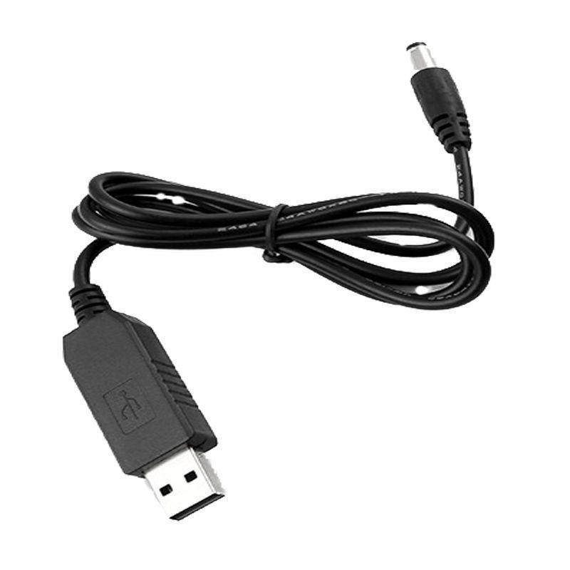 5 V auf 12 V DC USB-Boost-Kabel mit 5,5 x 2,1 mm Schnittstelle für Power Bank