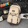 Schoolbag Junior high school college students class schoolbag Korean version leisure large capacity Harajuku school commute storage backpack