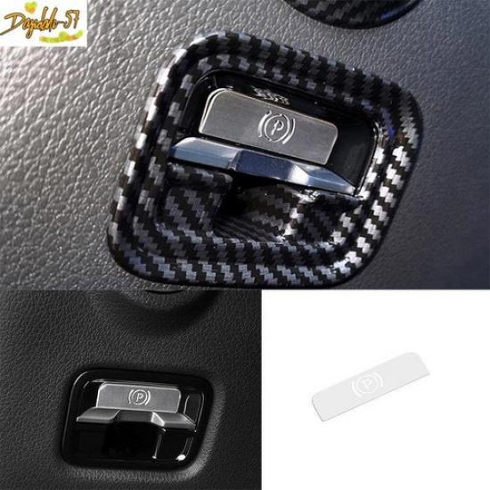 For Benz C-Class W206 - Silver Aluminum Hand Brake Lever Cover Trim