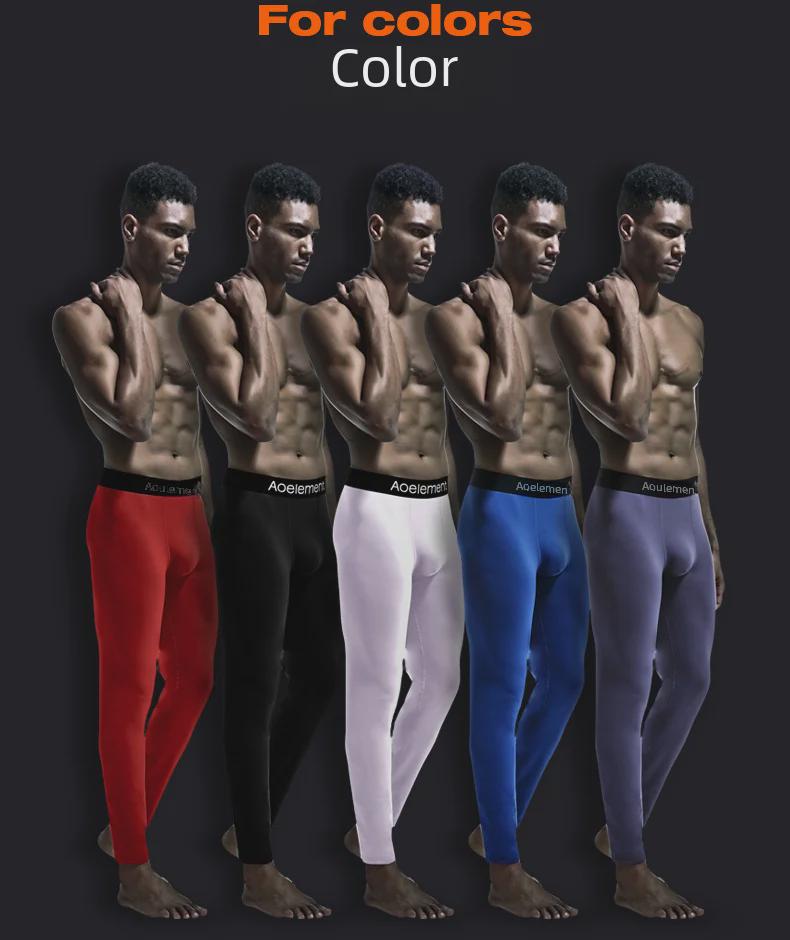 Men's Slim Fit Autumn & Winter Warm Cotton Wool Leggings
