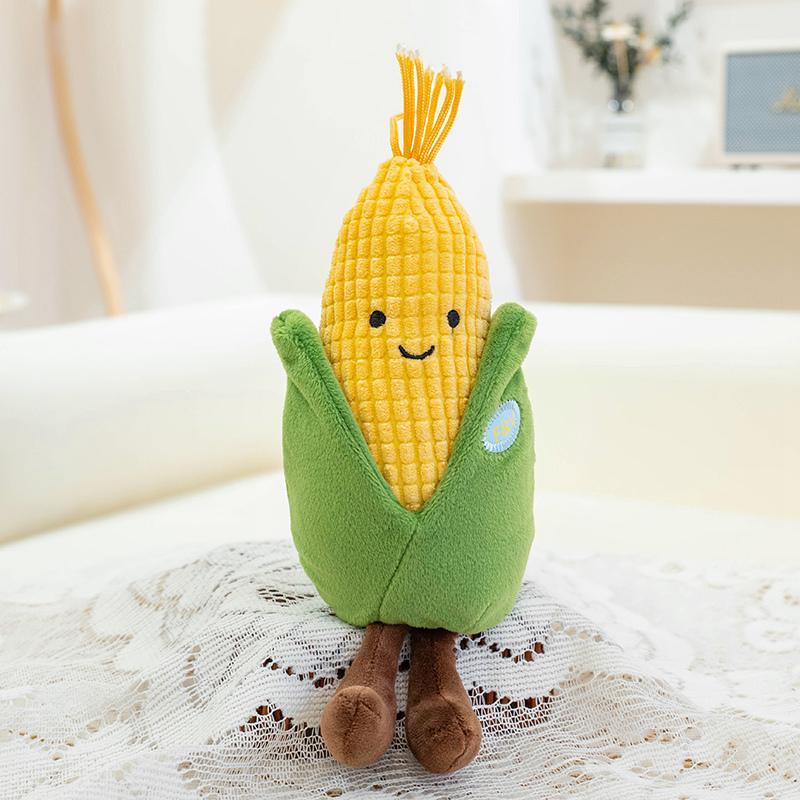 Hot 20cm Cartoon Vegetable Plush Doll Carrot Broccoli Pumpkin Eggplant Corn Mushroom Plush Toy Home Decoration Gift For Children