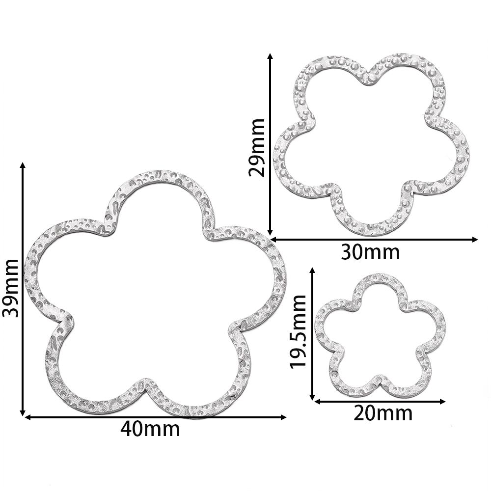 6pcs Gold Color Stainless Steel Geometric Bezel Frame Charms Pendants for DIY Earring Necklace Jewelry Making Findings Supplies