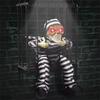 Halloween Hanging Ghost Toys Prisoners Cage Ghosts Screaming Talking Let Me To Go Out Play Pranks Talking Props Ghost Pendant
