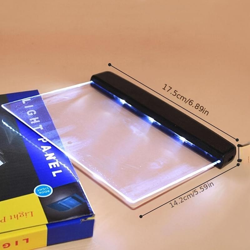 1pc LED Flat Panel Night Vision Reading Light, Eye Protection Reading Light Student Night Reading Light