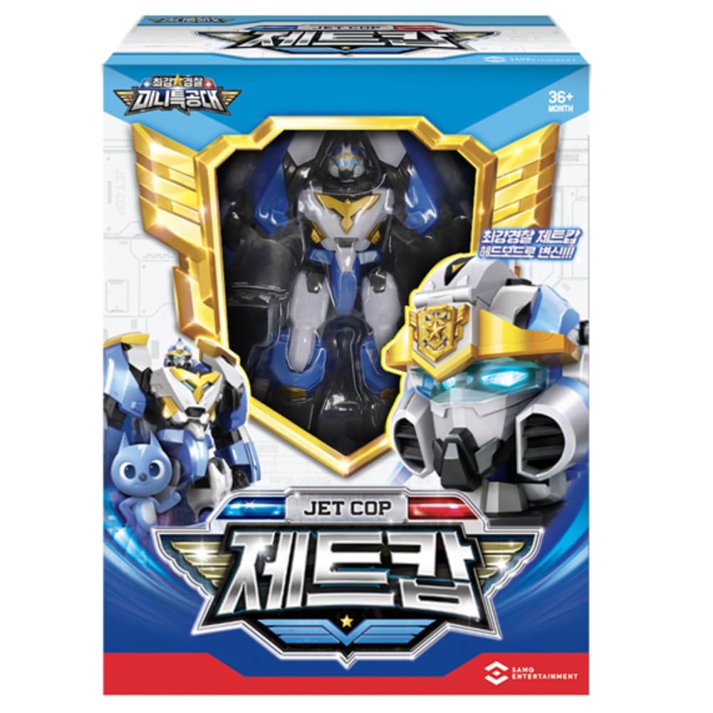 hwasooboon Miniforce Season 6 Super Police Jet Cop Robot Toy