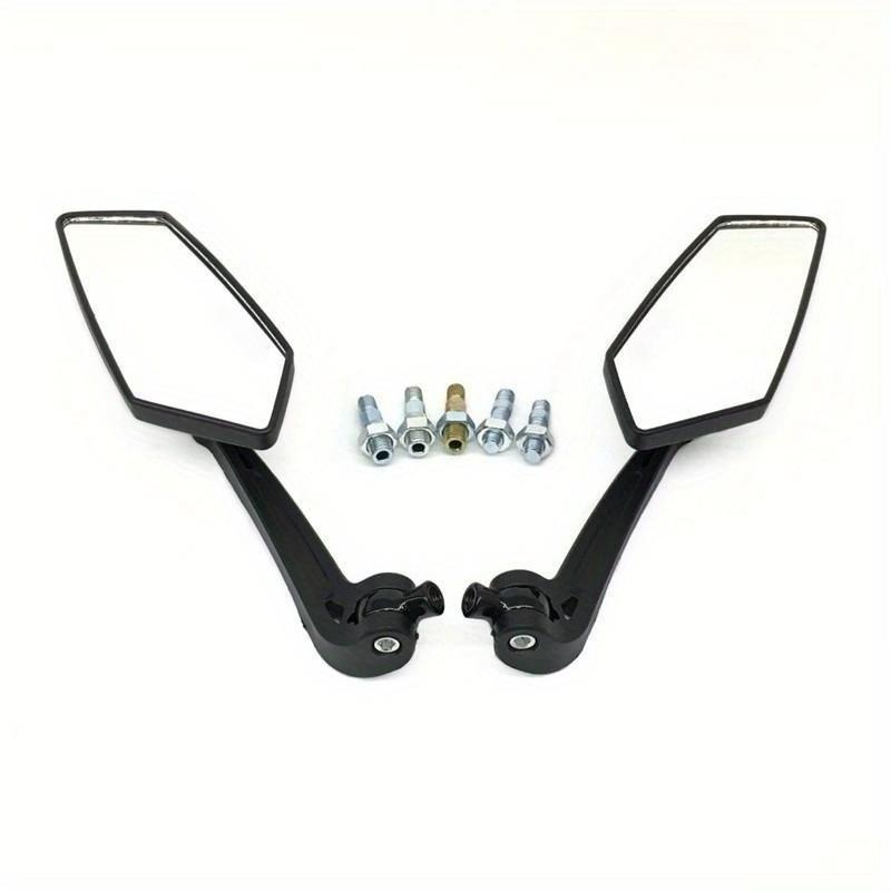 

1 пара Мотоциклетное универсальное зеркало Скутер Электровелосипед Кафе Рейсер Ретро Зеркала заднего вида Электромобиль HD Видение Боковое зеркало