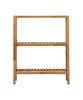 Francfranc Min Wide Shelf, Natural (W650xH845) - Rack, Natural Wood, Wooden Shelf, Wall Shelf