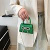 New Chain Crossbody Shoulder Sequined Women's Bag Texture Solid Color Bow Mini Handbag