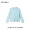 Women's Luxury Soft Cashmere Blend Knitwear - Versatile Round Neck for Spring/Summer