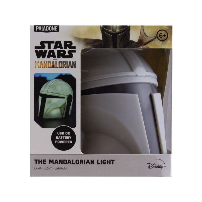 Lampe de bureau - PALADONE - Mandalorian - Casque 3D - LED - 14 cm