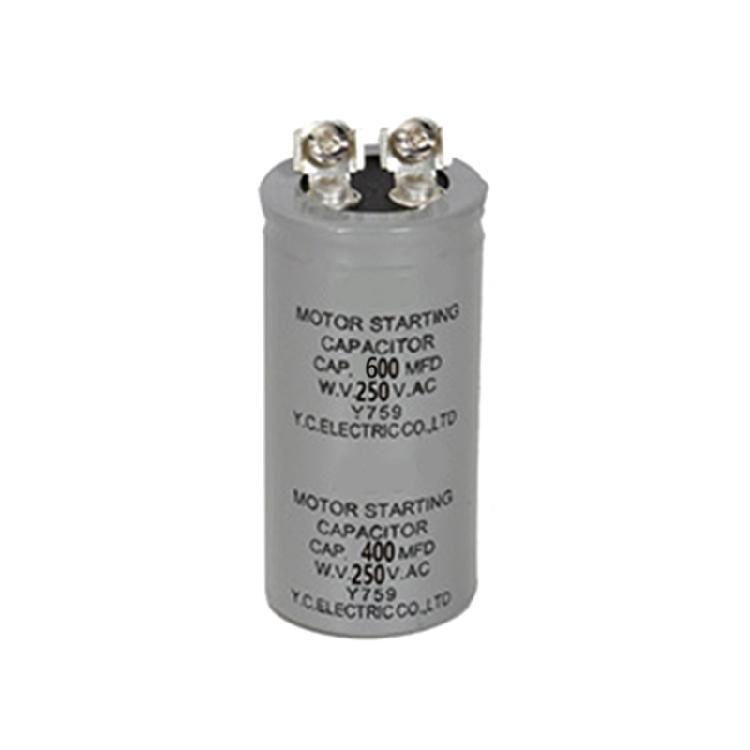 CD60 125V/250V 50UF-1200UF Motor Start Capacitor for Air Conditioning Units and Fans High Temperature Resistance