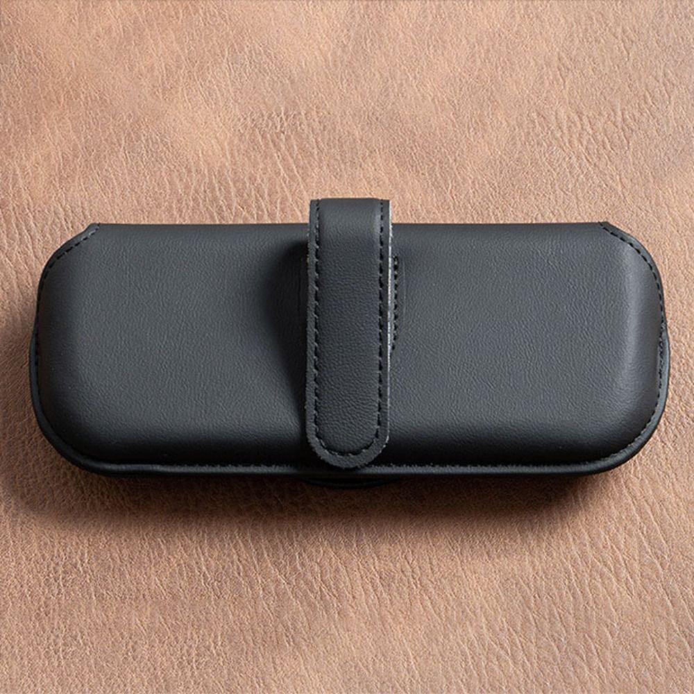 Magnetic Car Organizer Clip-on Sun Visor Glasses Case Car Mounted Glasses Bag  Interior Accessory