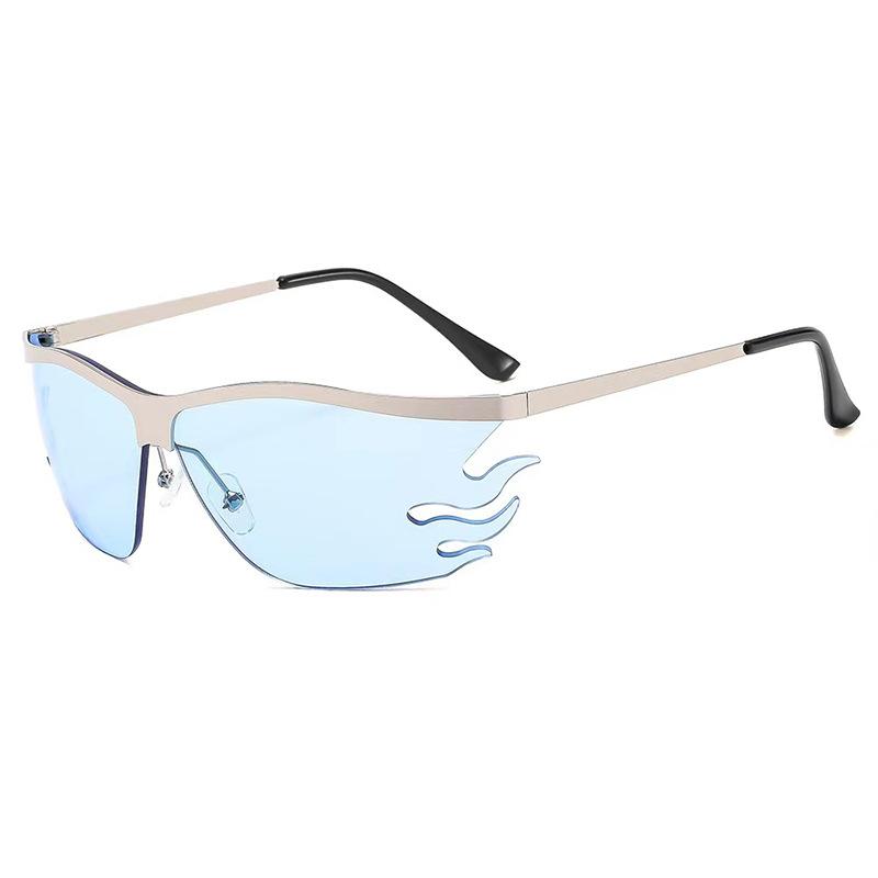 JYL TS Sunglasses Flame Pattern UV Protection Summer Style For Women 81067