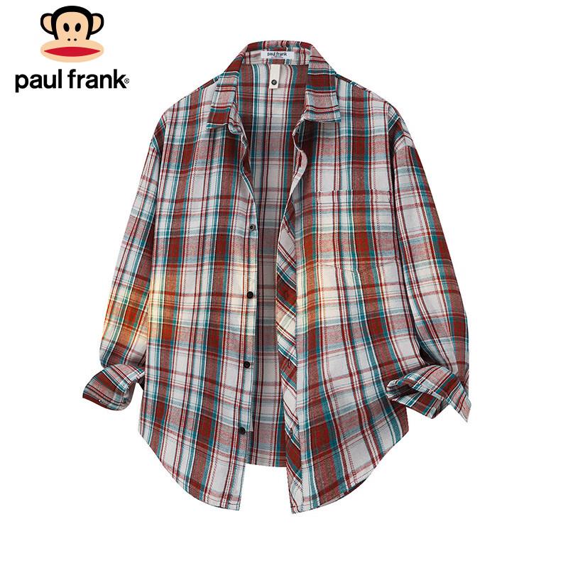 Paul Frank Men s Long Sleeve Plaid Shirt 2XL
