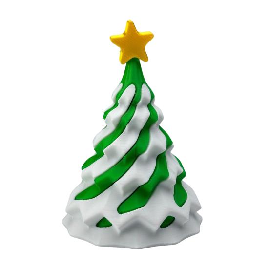 3D Printed Spiral Christmas Tree Toy Impossible Passthrough Sculpture Vortex Thread Illusion Stress Relief Kids Adults Mini Spiral Cone Fidget Toy