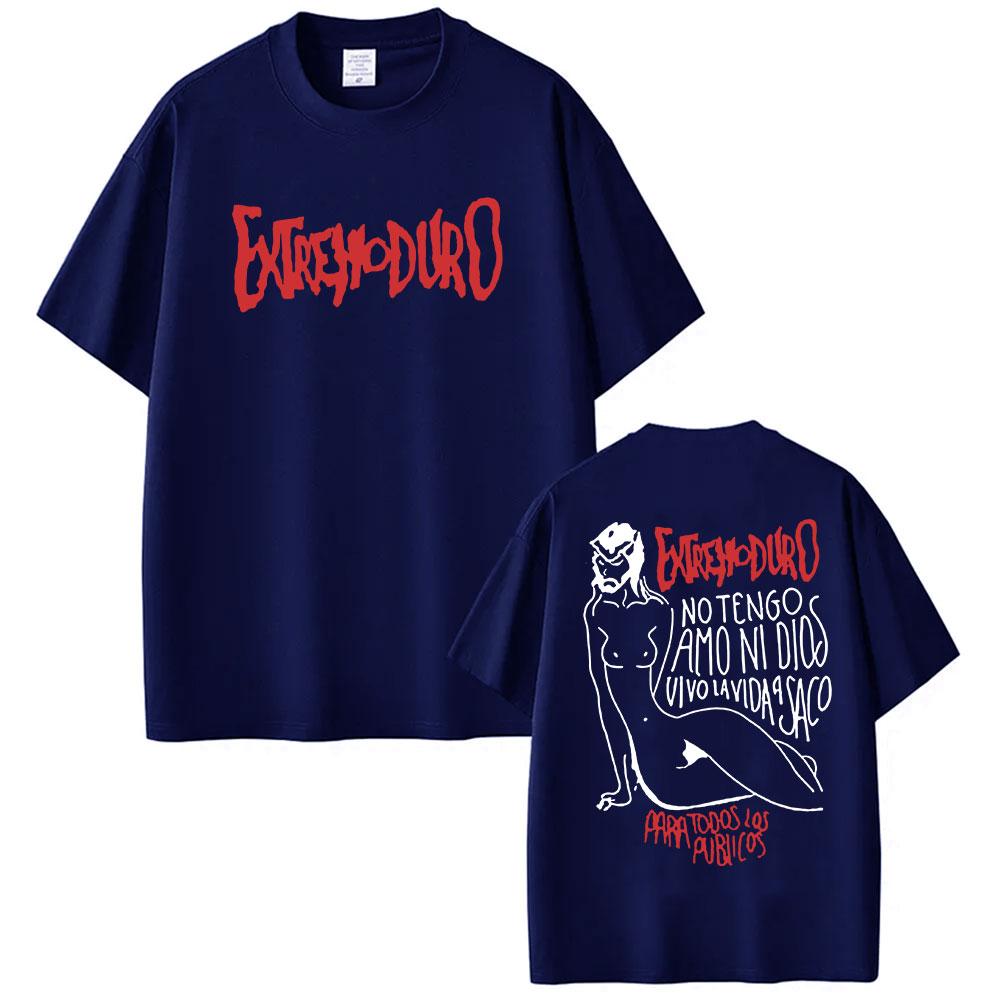 Rock Band Extremoduro Tour 2026 T Shirt Unisex's Clothing Hip Hop Punk Short Sleeve T-shirts Y2k Unisex High Quality Cotton T-shirt