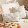 Autumn Pumpkin Throw Pillow Cover 30X50/45X45CM Plush Embroidery Stamping Waist Cushion Cover Decor Home Decorative Pillowcase