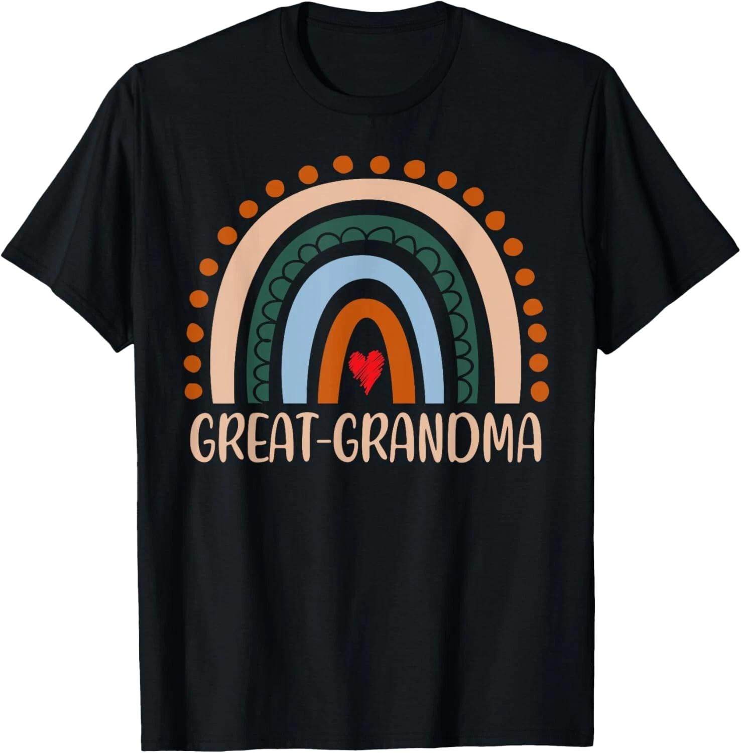 Great-Grandma Rainbow Grandma Cute Mothers Day Great-Grandma Gift Unisex T-Shirt M