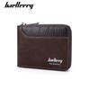 New Style Wallet Men Short Retro Multifunctional Zipper Spliced Leather Change Bag Trend