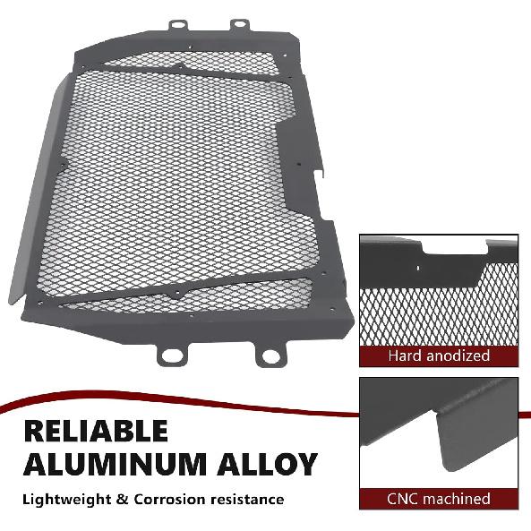 Radiator Guard for MT-03 MT-25 2015-2026, Motorcycle Grille Protective Cover Compatible with Yamaha MT03 MT25