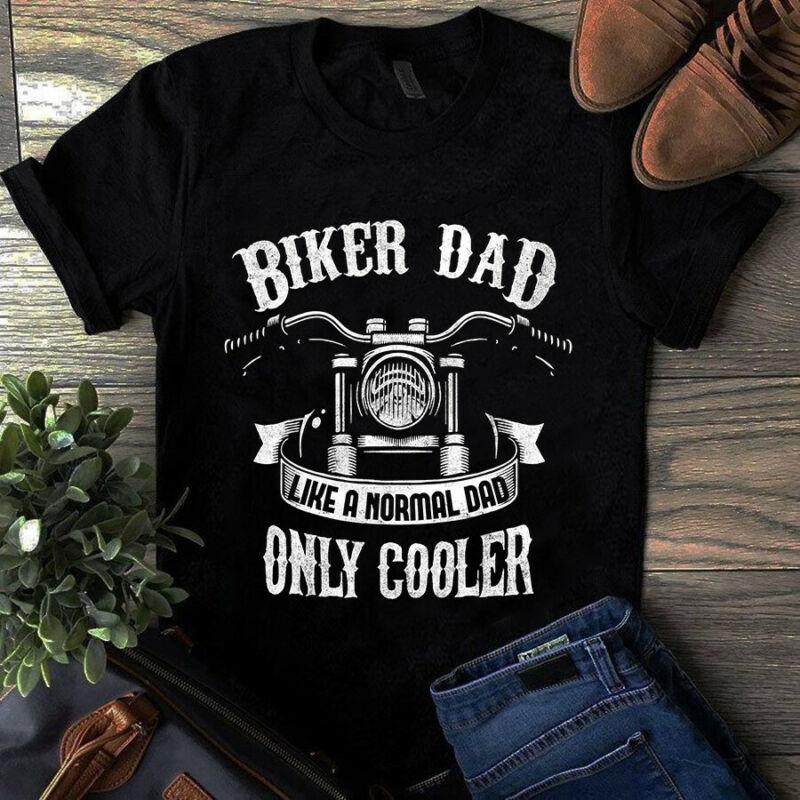 

Байкер Папа Как Нормальный Папа Только Кулер Футболки Топы Готика