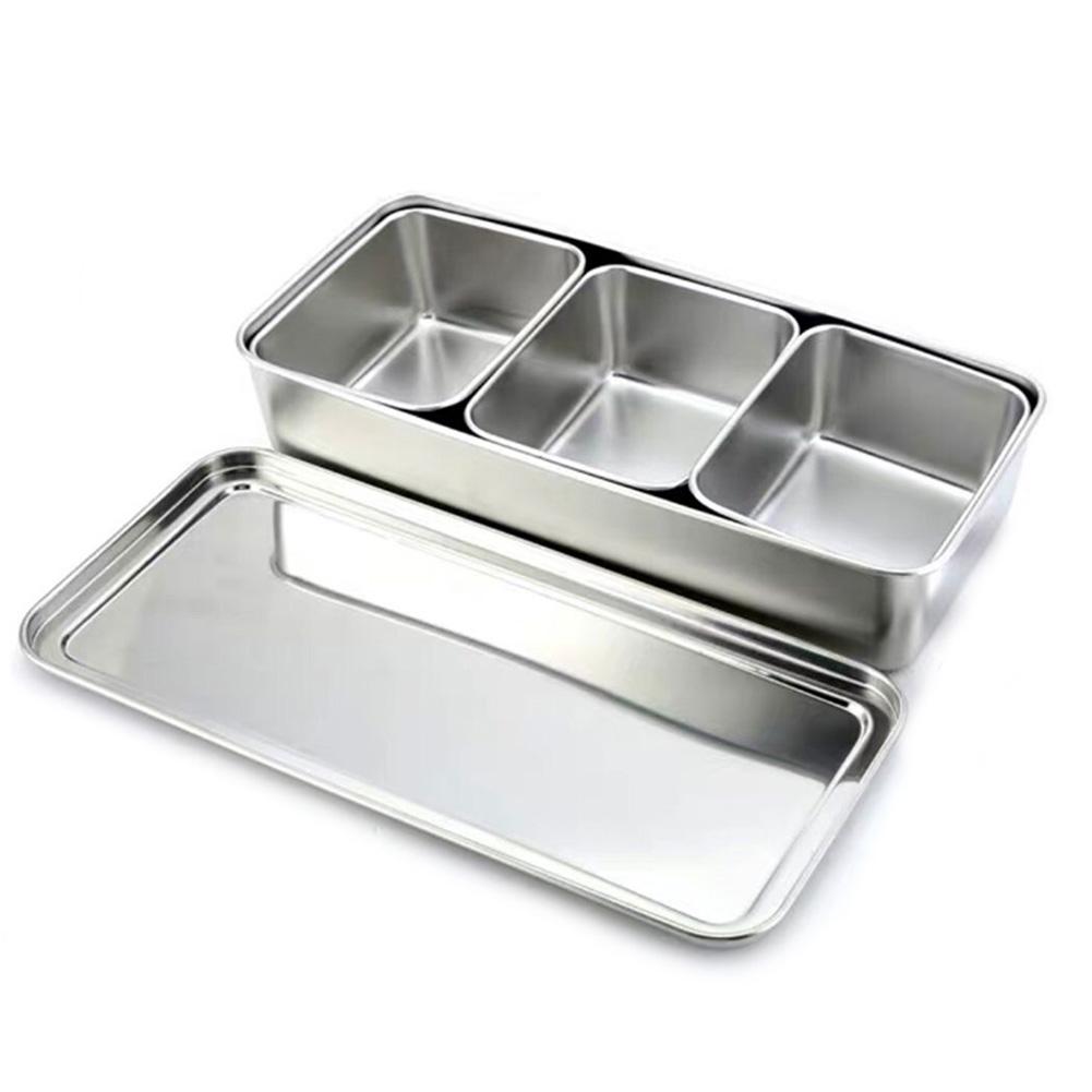 

Stainless Steel Seasoning Box Seasoning Box Kitchen Thickened Seasoning Box Pizza Making Tool Snack Storage Box