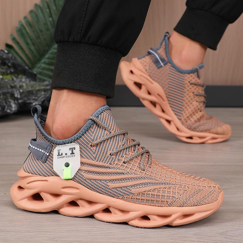 Men'S Shoe Platform Lightweight Casual Sports Mesh Running Big Size Summer Tenis Masculino  Fashionable Running Shoes