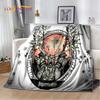 3D German Jaegermeister Logo Elk Soft Flannel Blanket for Beds Bedroom Sofa Picnic,Throw Blanket for Cover Outdoors Leisure Gift