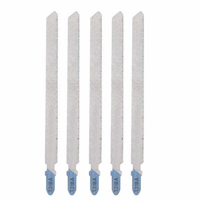 5 adet T318A HCS Kavisli Ekstra Uzun Metal Kesme için Dekupaj Testere Bıçağı 132mm Uzunluk