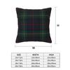 Farquharson Schottischer Tartan 2 Stück Quadratische Kissenhülle Kissenbezug Kissen Dekoration Komfort Wurfkissen Für Zuhause Auto