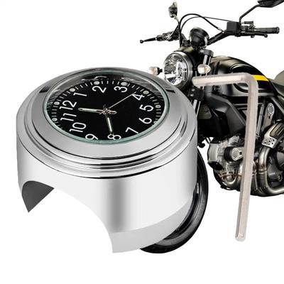 Motorradlenker Uhr - Motocross Lenkerhalterung Zifferblatt Uhr, Fahrrad Motorrad Uhr |