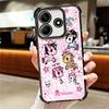 Japan T-Tokidokis Art Soft Phone Case For Xiaomi Redmi Note 14 15 Pro Plus 13 12 11S 11T 5G 10 9S 9 Plating Anti-Fall Fundas