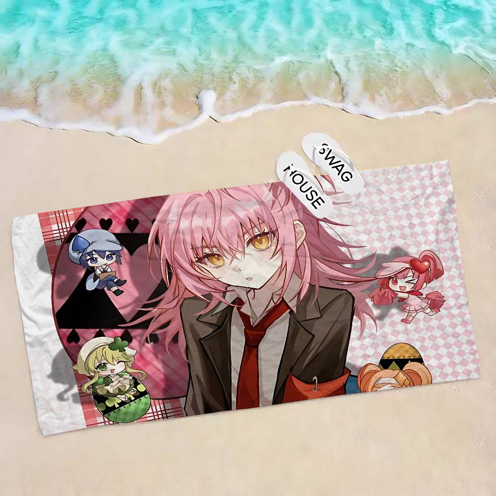 Shugo Chara Japan Anime Anime Beach Swimming Towel Soft Absorbent Washcloth Children's Gifts for Kids Travel Camping Gym
