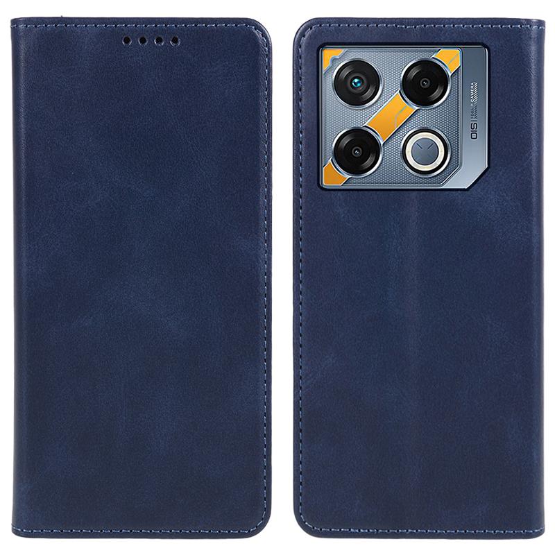 

For Infinix GT 20 Pro 5G Case Stand Strong Magnetic Leather Phone Cover Blue