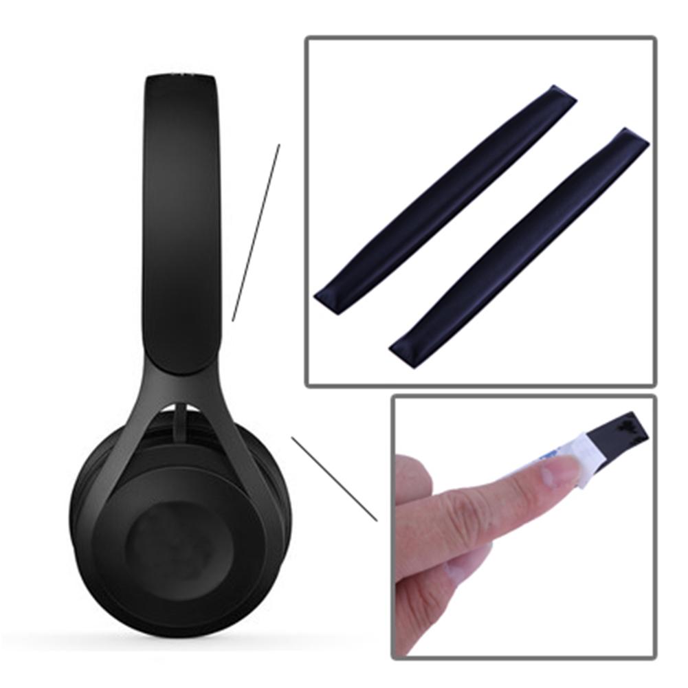 2pcs Headphone Cushion Pad Protector Soft Headphone Headband Pad Comfortable Replacement for Sennheiser HD25 PC150 PC151 PC155