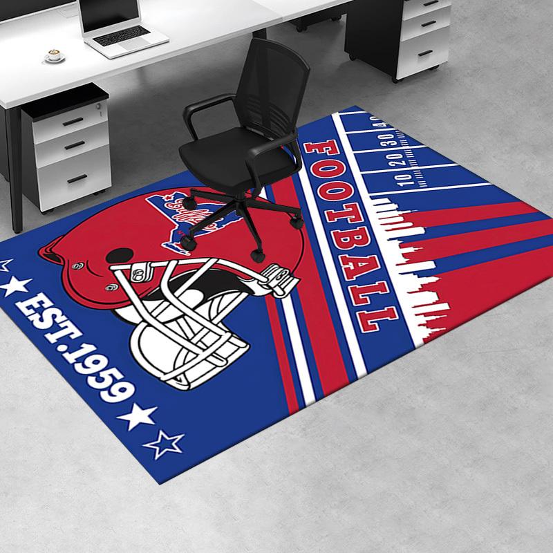Büroteppich Buffalo Football Thema Perfekt zum Schutz von Sofas Unter Stühlen