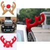Festive Christmas Car Roof Decoration With Unique Deer Antlers Pvc And Cloth Material