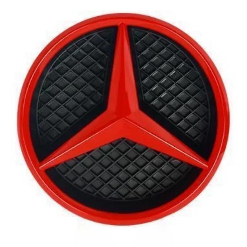 For Mercedes Benz 1X ·3D ABS Car Front Grille Badge Cover Star Logo Grid Hollowed-out Label for Mercedes Benz W204 2006-2012 B/V