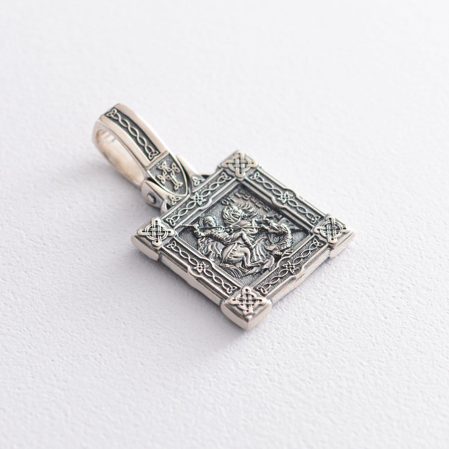 

Срібна підвіска Георгій Побідоносець Oniks срібний