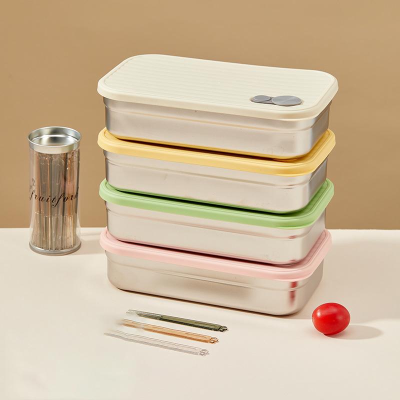 Lunch Box Travel Picnic Sealed Leak Proof Fruit Salad Bento Box Student Adult