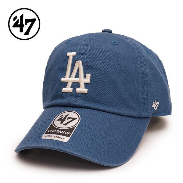 Used  47 [Forty Seven] Hat Cap Cleanup Los Angeles Dodgers Timber Blue Wash Unisex
