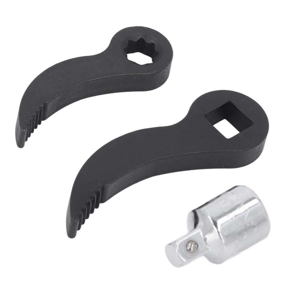 1/2in Square Serrated Adapter Pry Bar CR  Steel Crown Adapter Head Tool  Tight Spaces